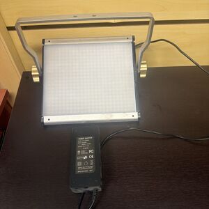 Neewer Bi-Color LED Video Light Panel 3200-5600K Dimmable U-Bracket 12V Adapter